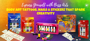 Express Yourself with Buzz Arts: Body Art Tattoos, Nails & Stickerz That Spark Creativity